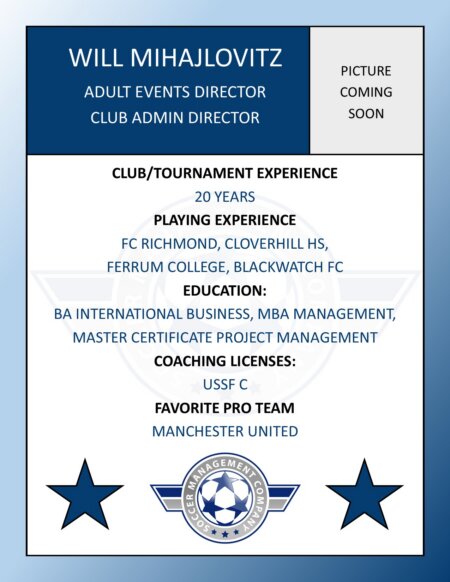 PLAYER CARD - WILL MIHAJLOVITZ